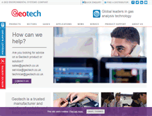 Tablet Screenshot of geotechuk.com